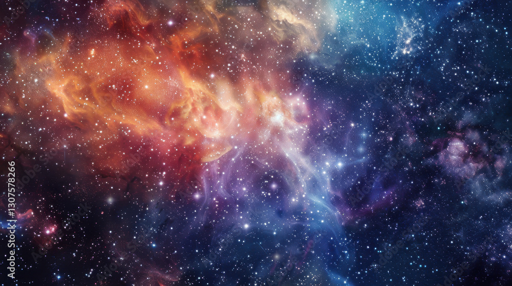 Naklejka premium abstract space background