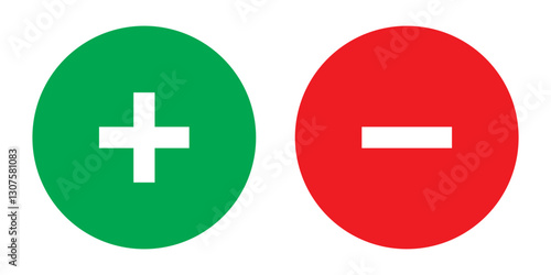 Black circle math icons set. Plus, minus, multiplication, equal icons.
