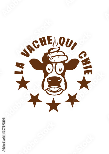 vache qui chie caca citation tete