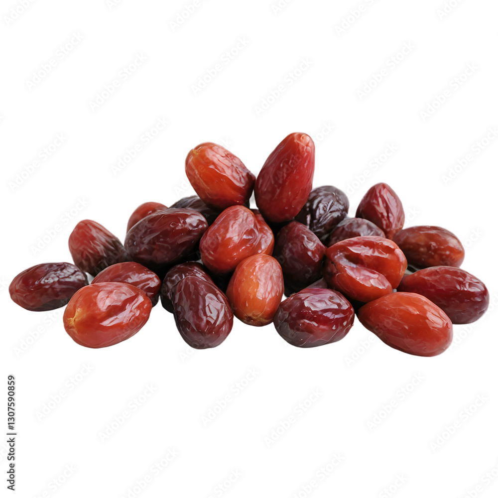 Realistic date fruit with natural texture isolated on a transparent background for design use.
Realistic date fruit with natural texture isolated on a transparent background for design use.