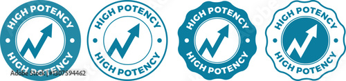 High Potency Logo Design, Suitable for Information & Product Label