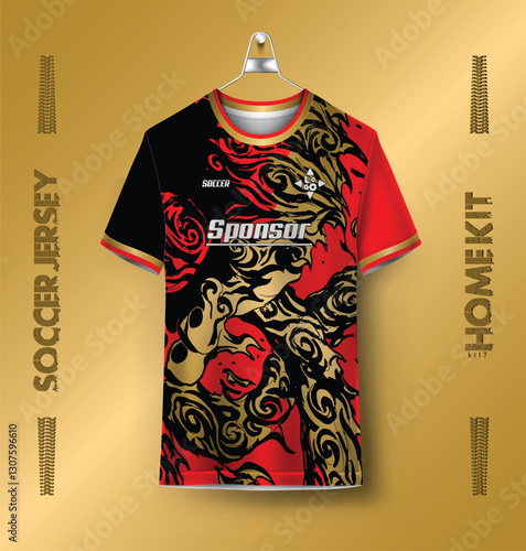 Vector jersey Background design for sublimation sport t shirt design 