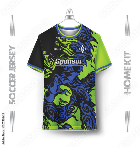 Vector jersey Background design for sublimation sport t shirt design 
