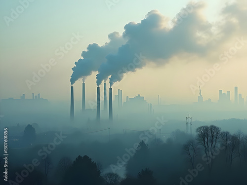 smoke from the chimney