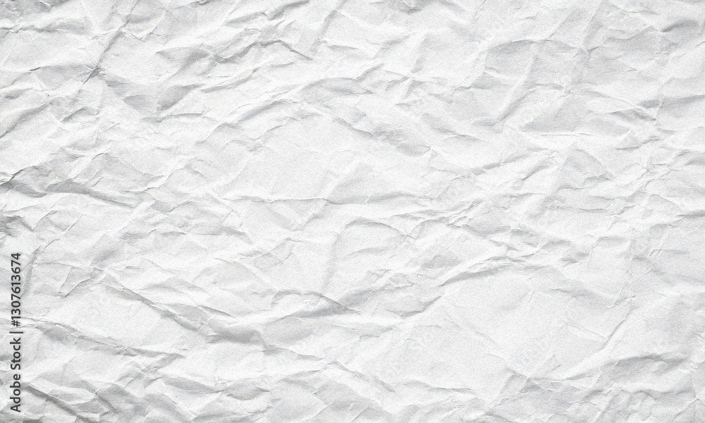 Fototapeta premium White recycled craft paper texture background with a subtle grunge effect.Vintage grey paper with rough creases, ideal for posters, invitations, and digital designs. Perfect for wallpaper and present.