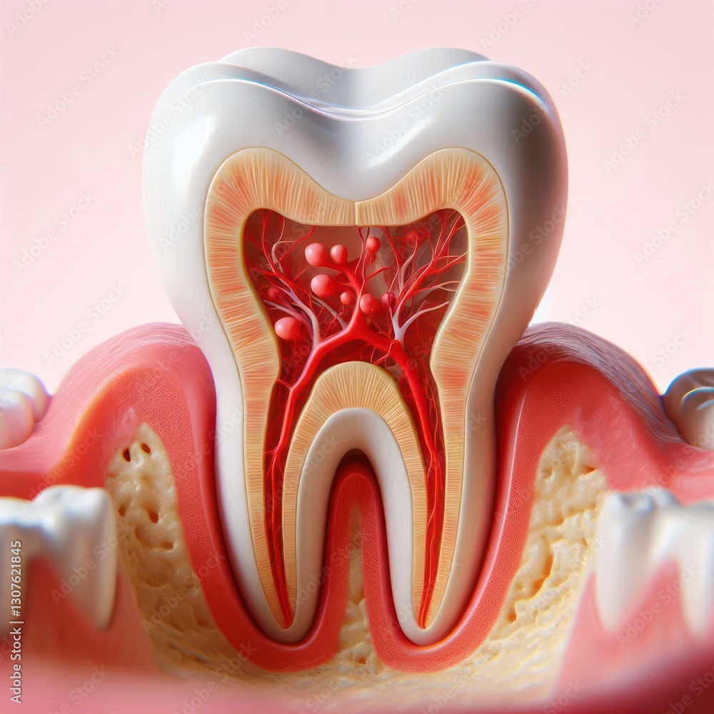 Cross-Section of Human Teeth Anatomy for Dental Education Cross-Section of Human Teeth Anatomy for Dental Education