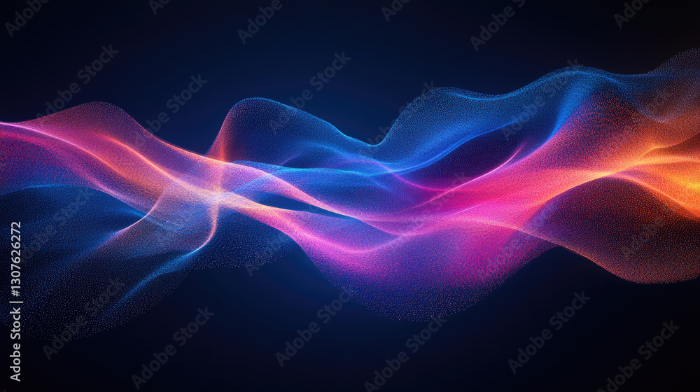 A vibrant depiction of flowing waves in various shades of blue captures the essence of futuristic design, showcasing innovative concepts with a dynamic appearance and movement. banner, copy space A vibrant depiction of flowing waves in various shades of blue captures the essence of futuristic design, showcasing innovative concepts with a dynamic appearance and movement. banner, copy space