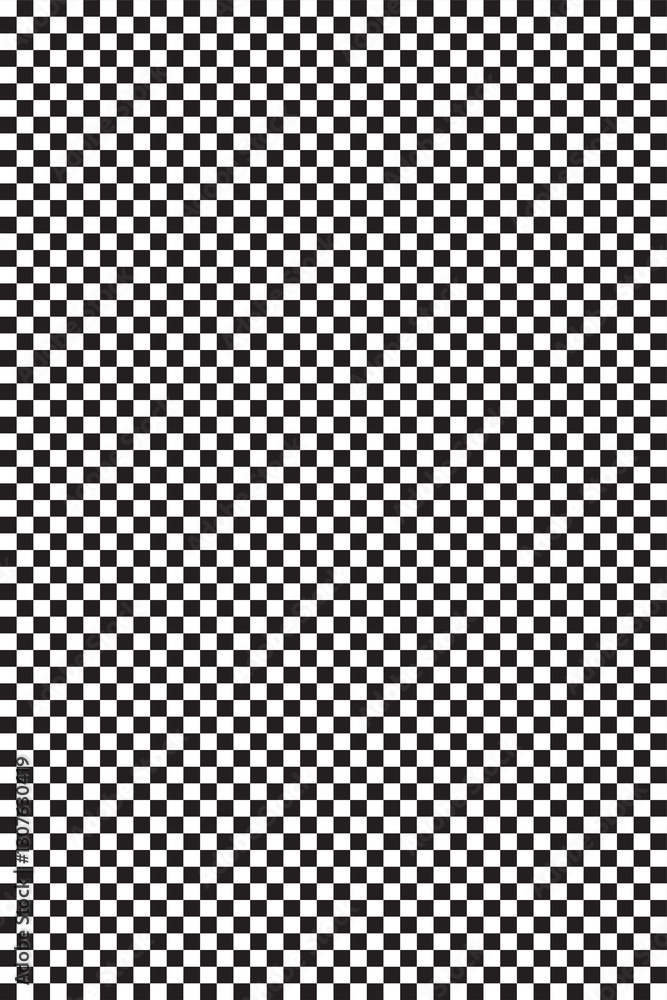 seamless pattern of black and white squares arranged in a checkerboard pattern