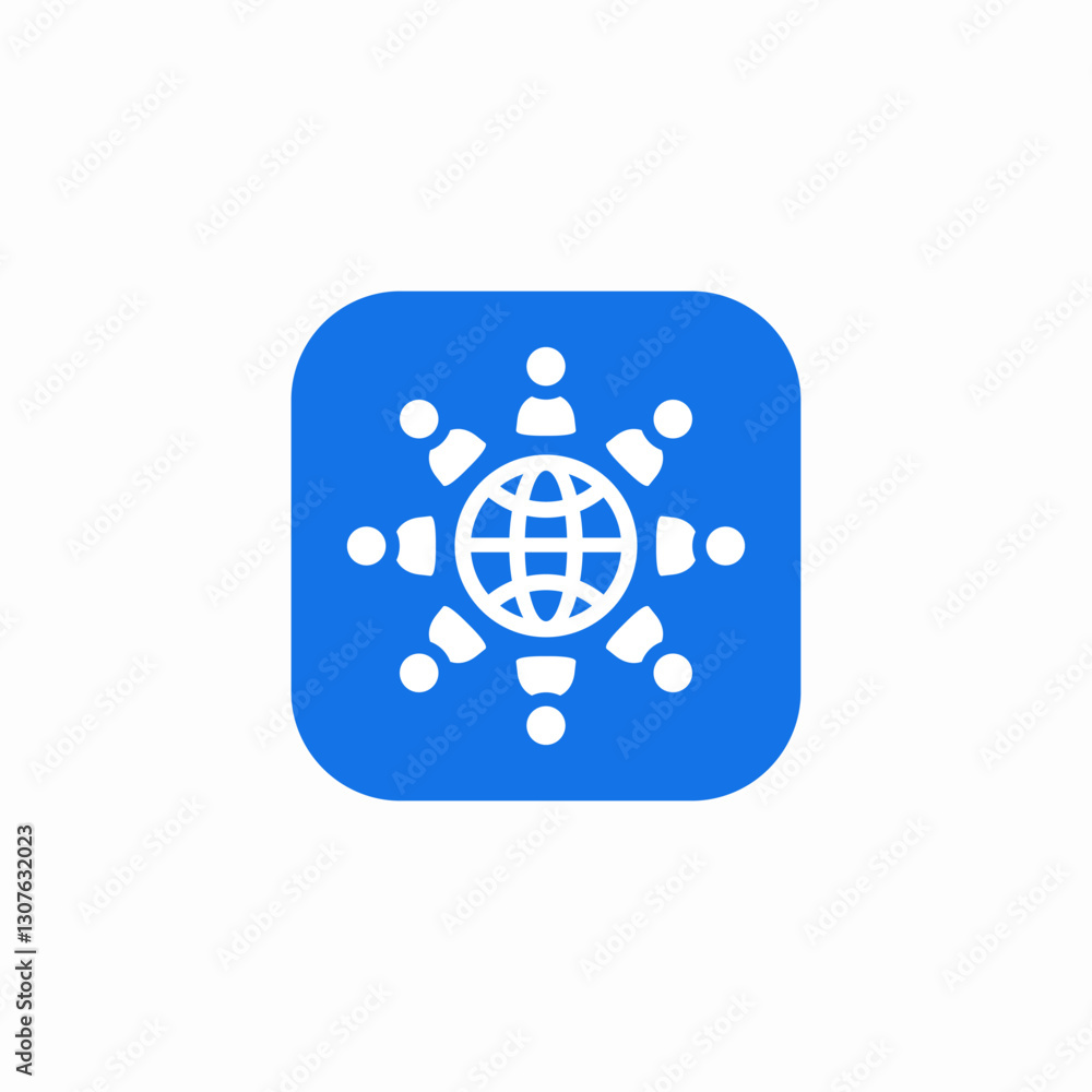 global network icon sign vector global network icon sign vector