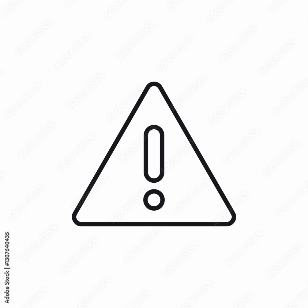 warning place icon sign vector warning place icon sign vector