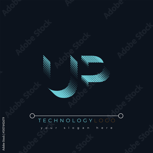 U and P logo design. UP abstract technology logo. This logo design is the process of creating a visual symbol that represents a brand, company, or individual.