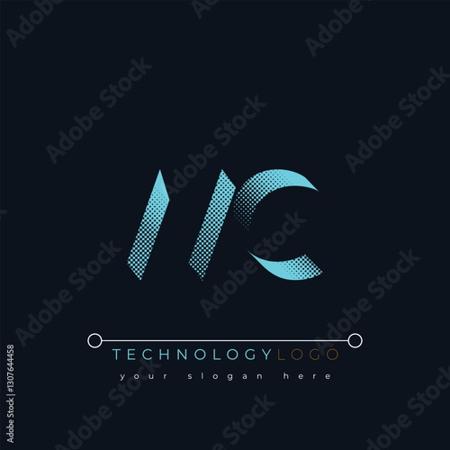 W and C logo design. WC abstract technology logo. This logo design is the process of creating a visual symbol that represents a brand, company, or individual.