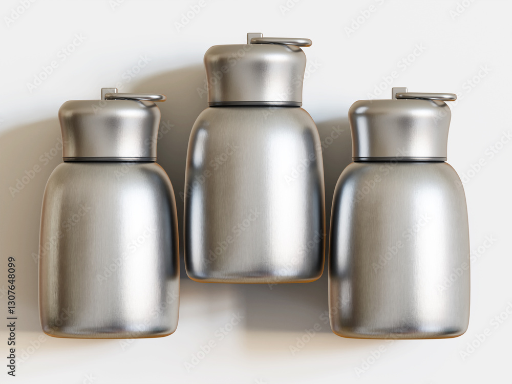 Realistic 3D Render with 3D software Small Mini Vacuum Insulated Water Bottle Portable Leakproof Travel Mug Stainless Steel Cold and Hot Thermal Flask for Kids Children Women School Office Lunch Coffe Realistic 3D Render with 3D software Small Mini Vacuum Insulated Water Bottle Portable Leakproof Travel Mug Stainless Steel Cold and Hot Thermal Flask for Kids Children Women School Office Lunch Coffe
