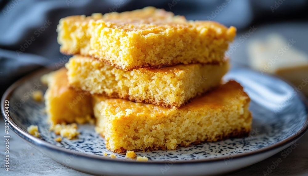 Moist And Crumbly Vegan Cornbread With Almond Milk And Vegan Butter, A Delicious And Dairy-Free Twist On A Classic Recipe Moist And Crumbly Vegan Cornbread With Almond Milk And Vegan Butter, A Delicious And Dairy-Free Twist On A Classic Recipe