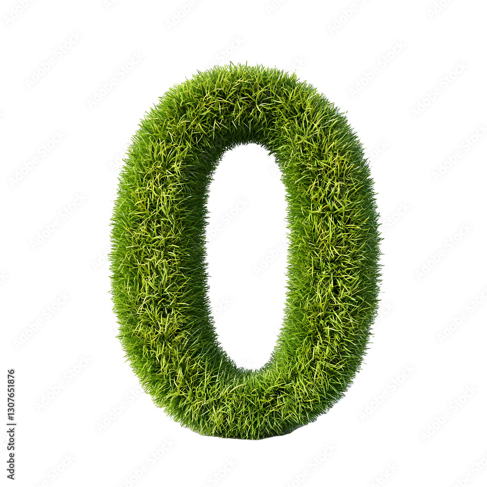 Transparent PNG free clipping element lawn composed of the number 0 Transparent PNG free clipping element lawn composed of the number 0