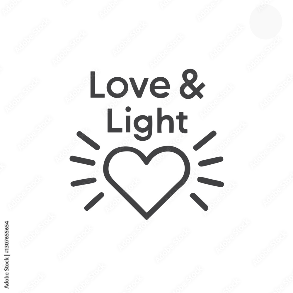 Interconnected Heart and Light Icons for Relationship Graphics, Spiritual Content, Love Affirmations and Emotional Wellness Materials Interconnected Heart and Light Icons for Relationship Graphics, Spiritual Content, Love Affirmations and Emotional Wellness Materials