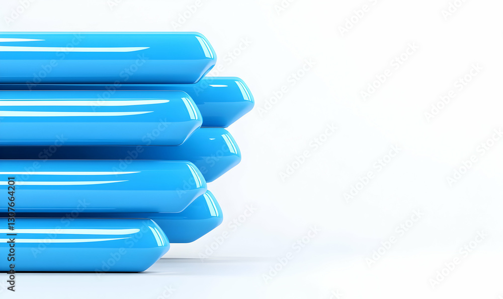 Abstract Blue Shapes on a Minimalist Background for Creative Projects Abstract Blue Shapes on a Minimalist Background for Creative Projects