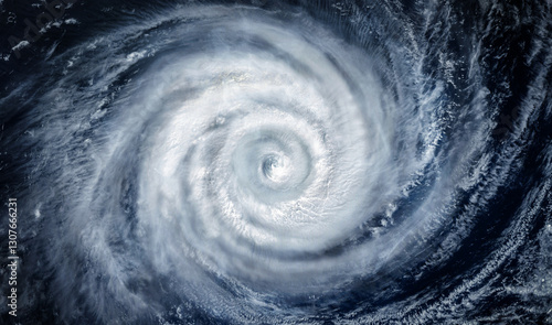 Fototapeta Naklejka Na Ścianę i Meble -  Super Typhoon, tropical storm, cyclone, hurricane, tornado, over ocean. Weather background.  Elements of this image furnished by NASA.
