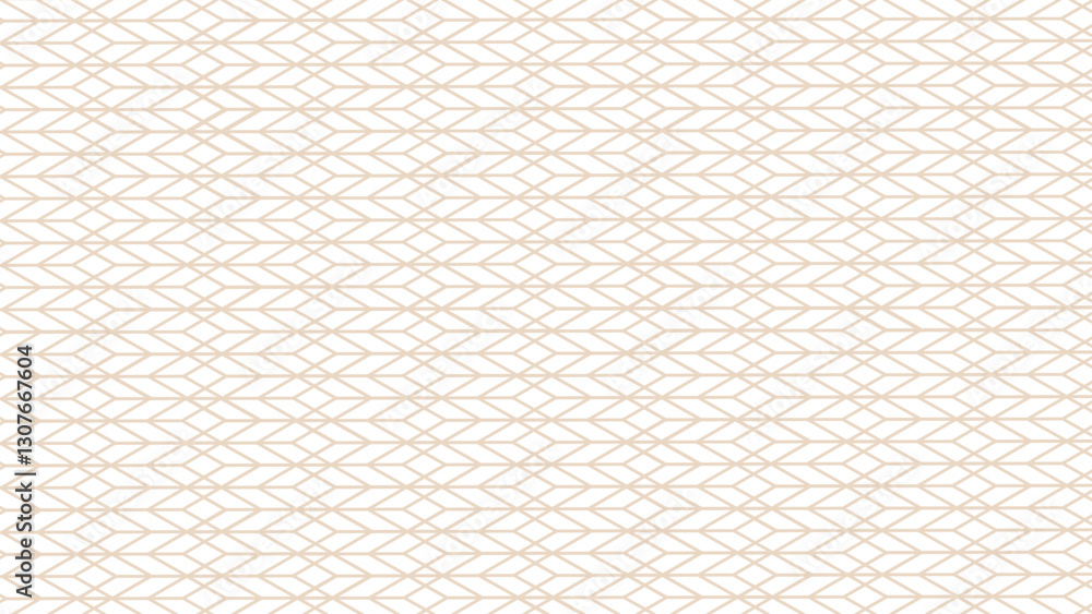 Fototapeta premium Beige and white abstract seamless pattern with white tracery decor