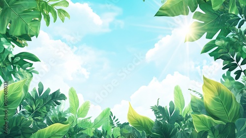 Bright Natural Summer Fresh Background