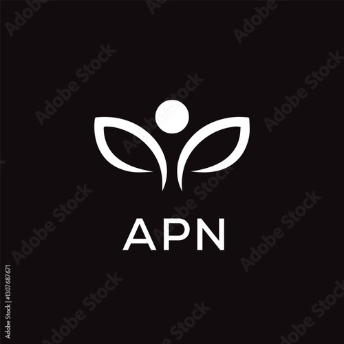 APN Letter Initial Logo Design Template Vector Illustration