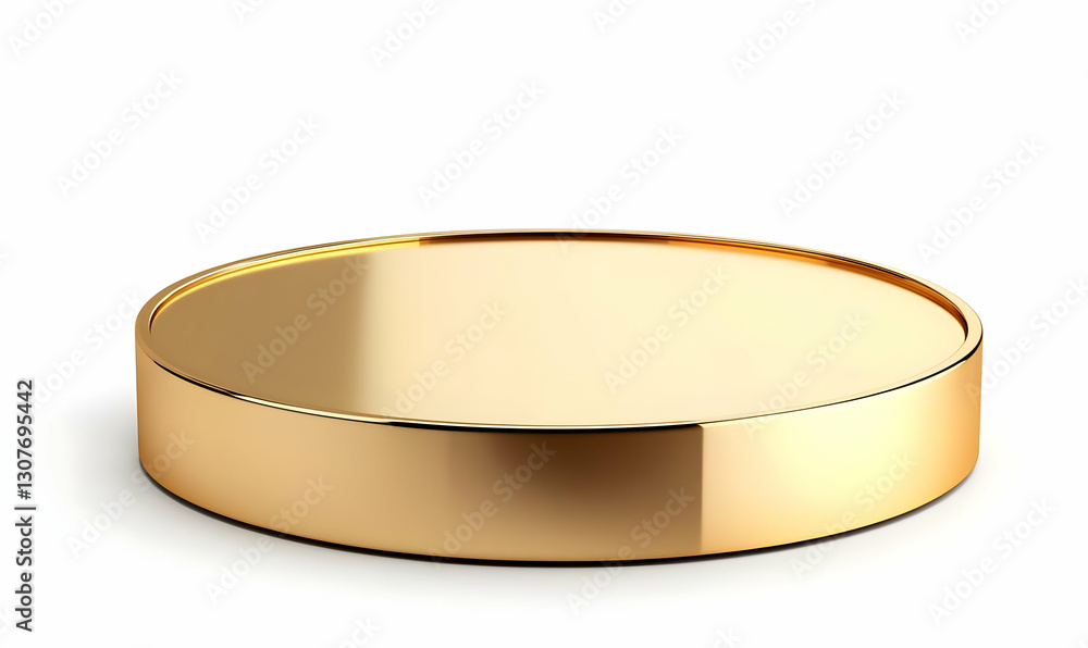 Gold Round Display Base for Product Presentation and Photography Use Gold Round Display Base for Product Presentation and Photography Use