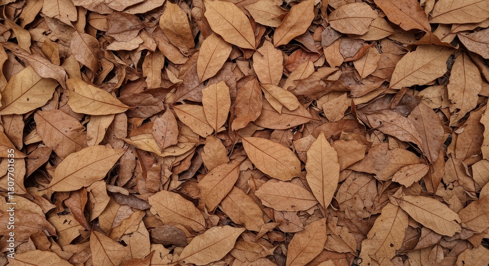 Autumn Leaves Ground Texture - Dry brown leaves, autumnal scene, natural decay, seasonal change, earthy organic texture Autumn Leaves Ground Texture - Dry brown leaves, autumnal scene, natural decay, seasonal change, earthy organic texture