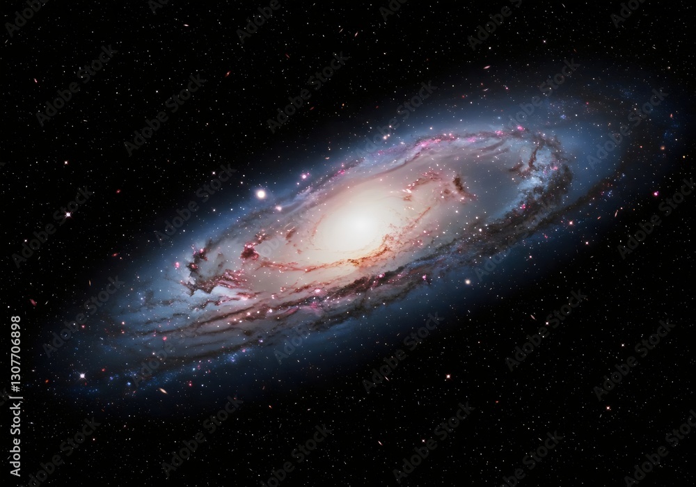 Obraz premium planets in space, galaxy