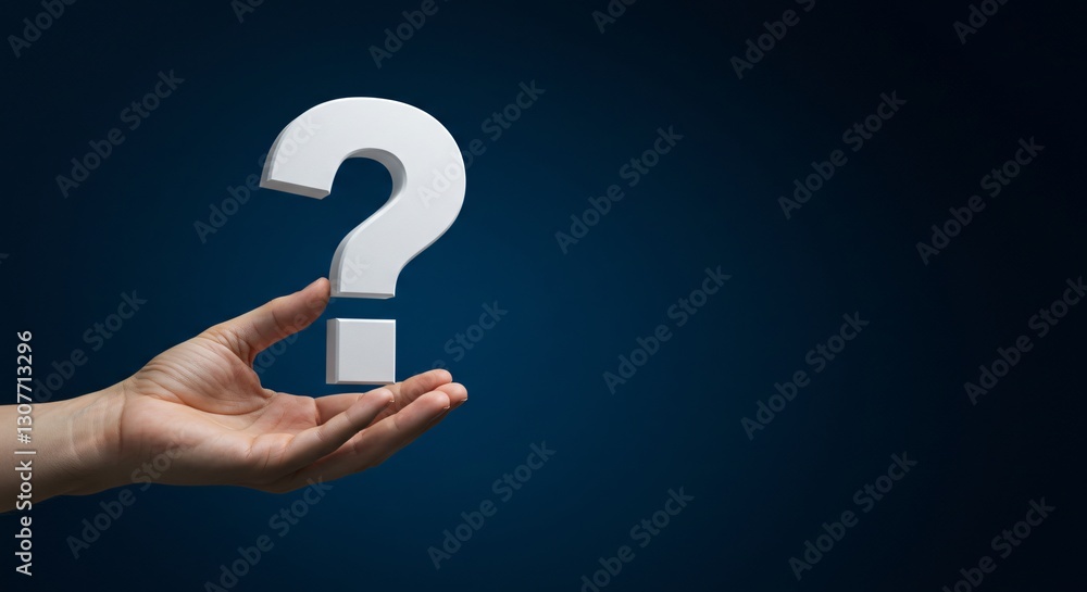 Hand holding question mark. Concept of uncertainty and inquiry. Solving problems with innovation and expertise. Business questions searching ideas. Hand holding question mark. Concept of uncertainty and inquiry. Solving problems with innovation and expertise. Business questions searching ideas.