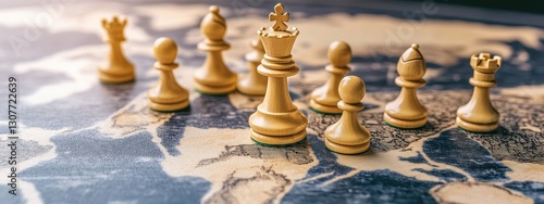 chess world map global conflict international Europe Africa game globe. policy chess world map competition power concept economic USA geopolitics war America worldwide risk Russia earth economy trade