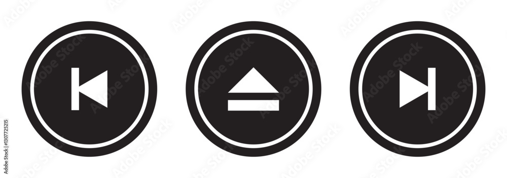 Play button icons. Silhouette of video play icon set. Black play video symbol isolated on white background. Digital web vector. EPS 10 Play button icons. Silhouette of video play icon set. Black play video symbol isolated on white background. Digital web vector. EPS 10