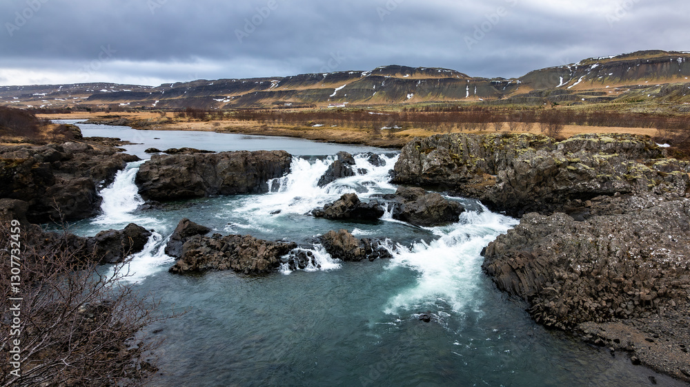 Waterfall in iceland Waterfall in iceland