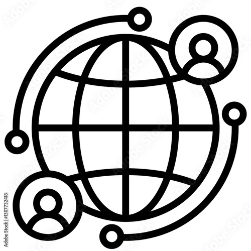 Global Connection Icon