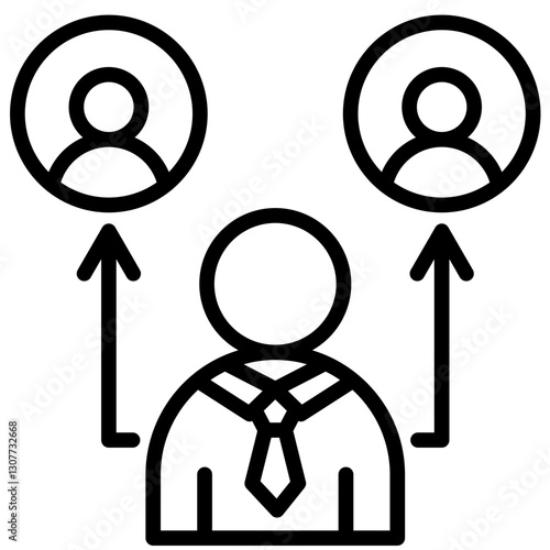 Outsourcing Icon