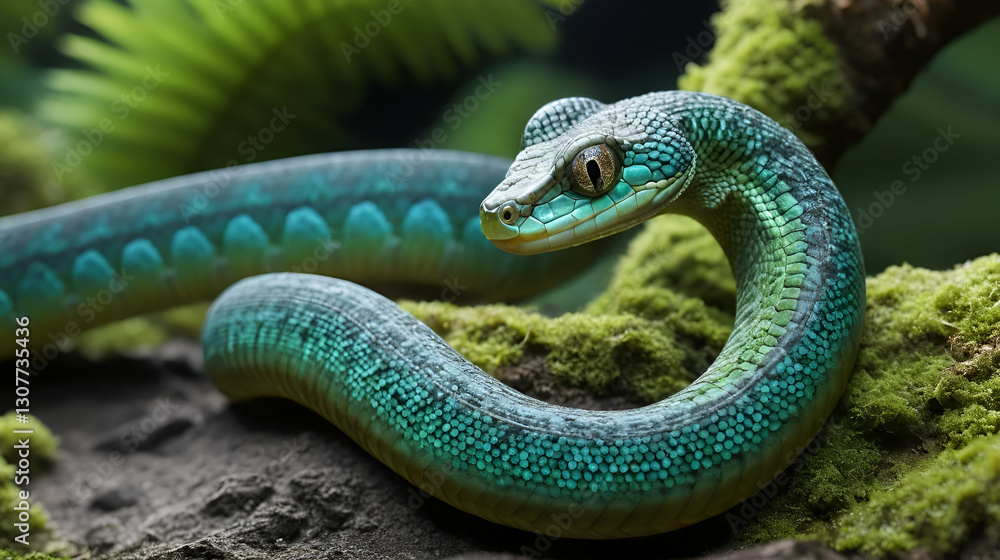 Fototapeta premium Wurm unter dem Mikroskop in Full HD