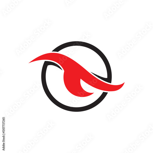 Eagle eye logo design forming eyes that are staring sharply vision