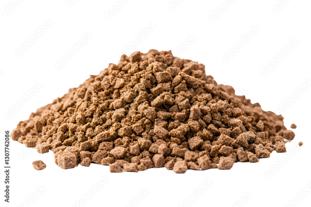 Cat litter filler isolated on white or transparent background Cat litter filler isolated on white or transparent background