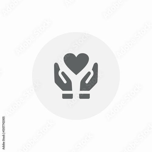 care insure icon sign vector