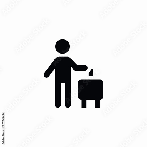 election spot icon sign vector