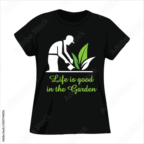 Gardening T-shirt Design, T Shirt,  Vector,  T Shirt Design.