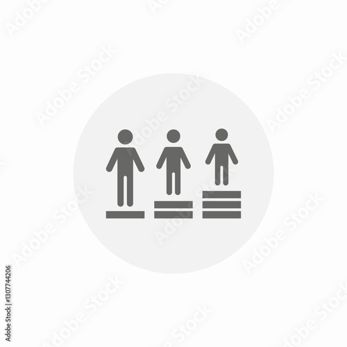 supply equality icon sign vector