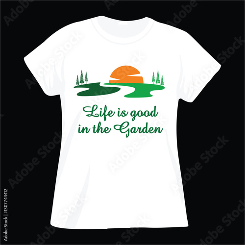 Gardening T-shirt Design, T Shirt,  Vector,  T Shirt Design.
