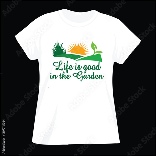 Gardening T-shirt Design, T Shirt,  Vector,  T Shirt Design.