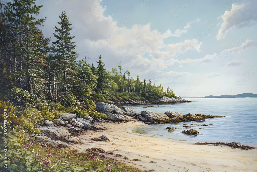Northern coastal landscape Northern coastal landscape