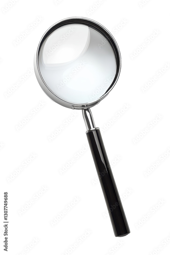 Isolated Classic Magnifying Glass Isolated Classic Magnifying Glass