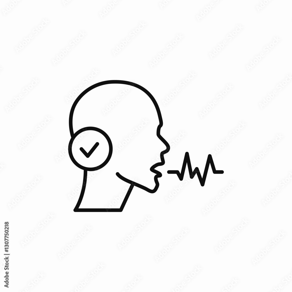 audio accept icon sign vector audio accept icon sign vector