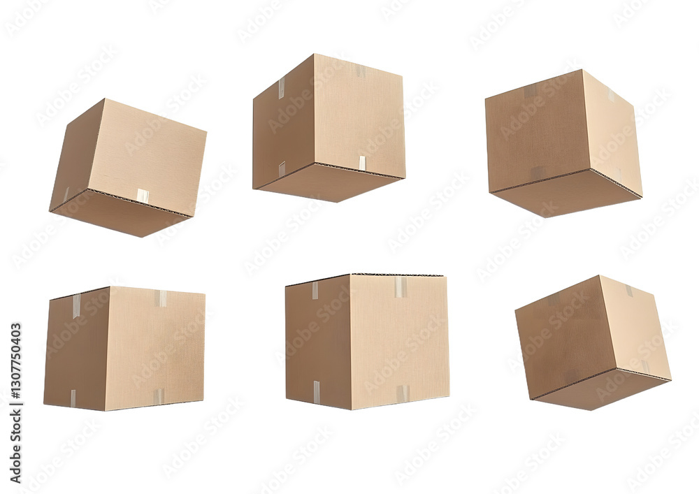 PNG Delivery boxes background cardboard floating. PNG Delivery boxes background cardboard floating.