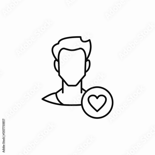 favorite members icon sign vector