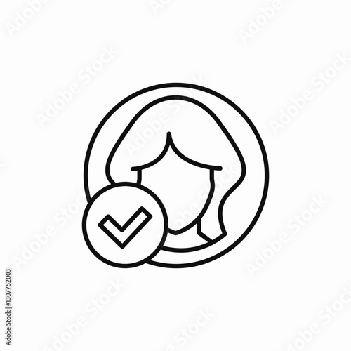 member added icon sign vector
