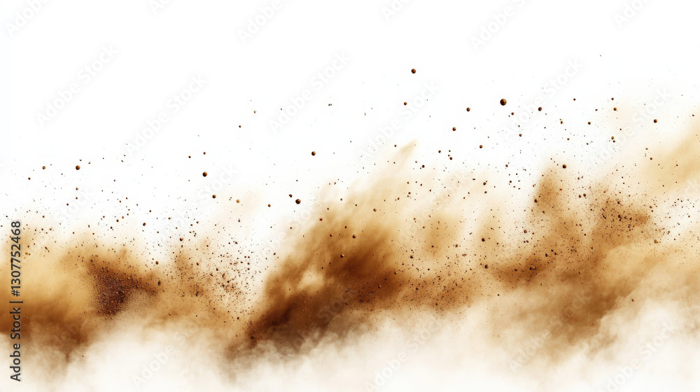 Yellow dust blown by strong winds Yellow dust blown by strong winds
